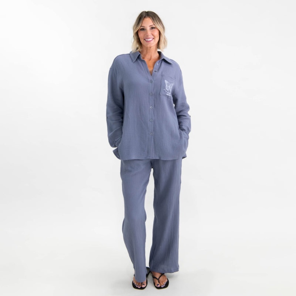 True Lovely Pure Cotton Gauze Shirt